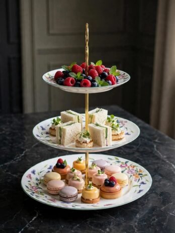 Porcel: 3 Plate Cake Stand Florence
