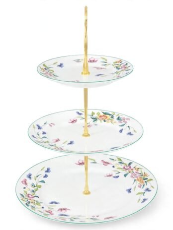 Porcel: 3 Plate Cake Stand Florence