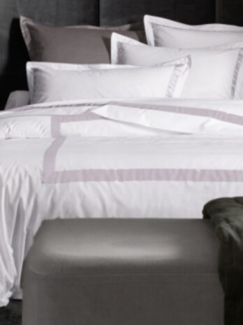 Blanc Des Vosges: Egerie Metal Mercerized Bedding Set