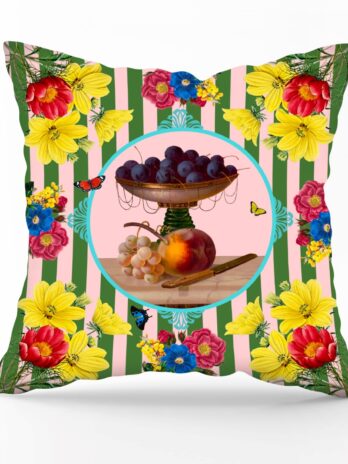 Mouchkinine: Fruits Square Cushion Cover