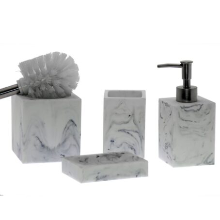 Bathroom Set:  Marble Finish Acrylic