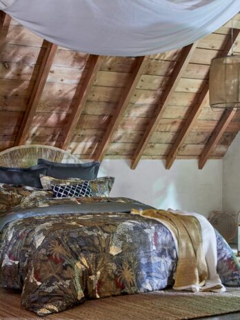Blanc Des Vosges: Jardin De Babylone Sateen Bedding Set