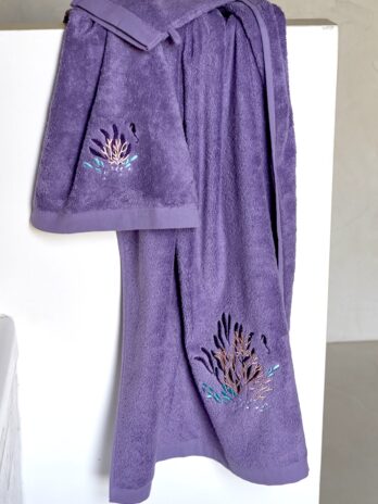 Bath Linen Set: Ocean Violet