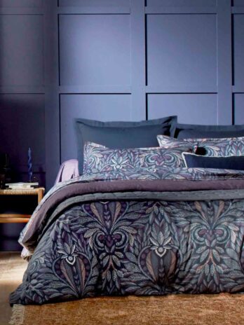 Blanc Des Vosges: Virtuoso Nuit Sateen Bedding Set