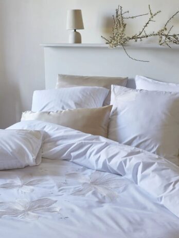 Sylvie Thiriez: Elena Embroidered Percale Bedding Set