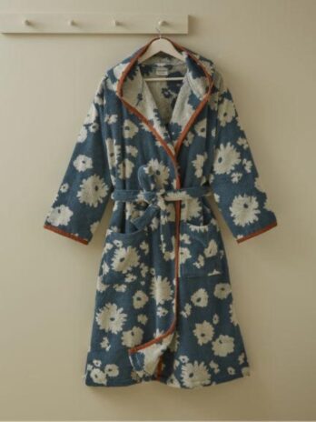 Hooded Bathrobe Coup Floral