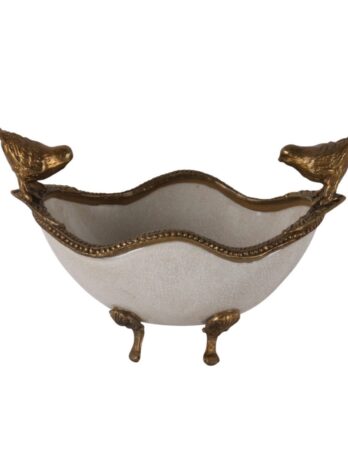 G & C Interiors: Bird Oval Candy Bowl