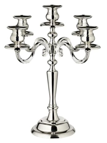 Edsard: Venezia Silver Plated Candelabra