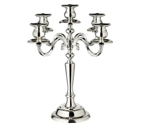 Edsard: Venezia Silver Plated Candelabra