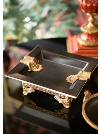 G & C Interiors: Ashtray Bronze Stand Black