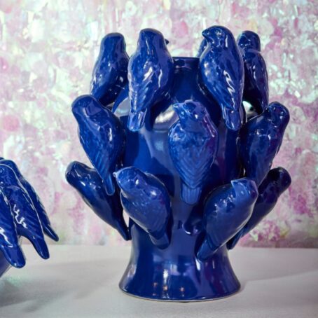 Vase With Blue Birds