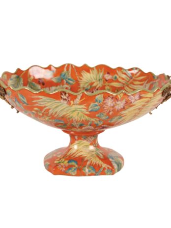 G & C Interiors: Palm Porcelain Oval Centerpiece