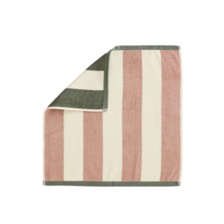 Coucke: Jacquard Terry Towel Deauville Rose