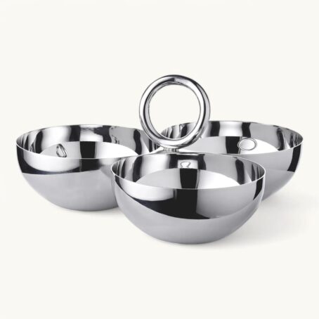 Edsard: Aura Stainless Steel Snack Bowl
