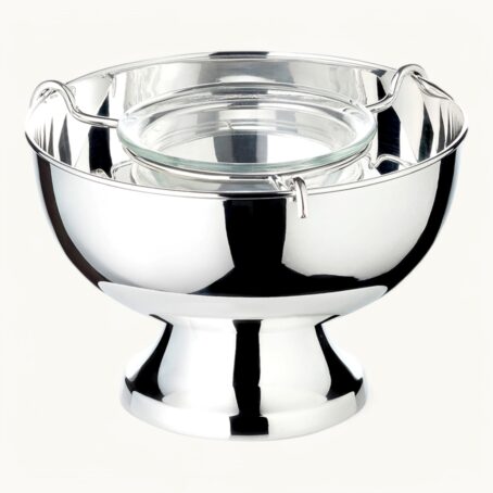 Edsard: Palma Silver Plated Caviar Dish
