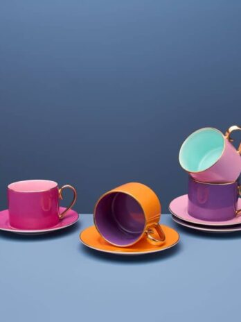 Grace Teacup & Saucer Set of 4