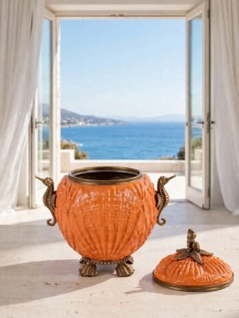 G & C Interiors: Seahorse Jar with Lid