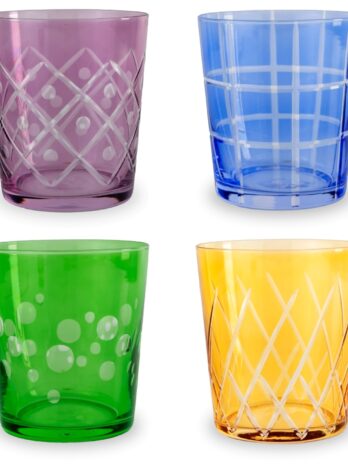WD Lifestyle: Assorted Drinking Glasses Set/4